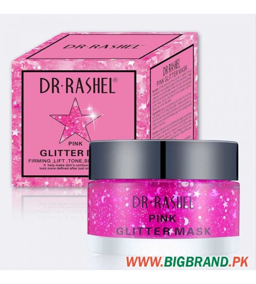 DR.RASHEL Pink Glitter Mask